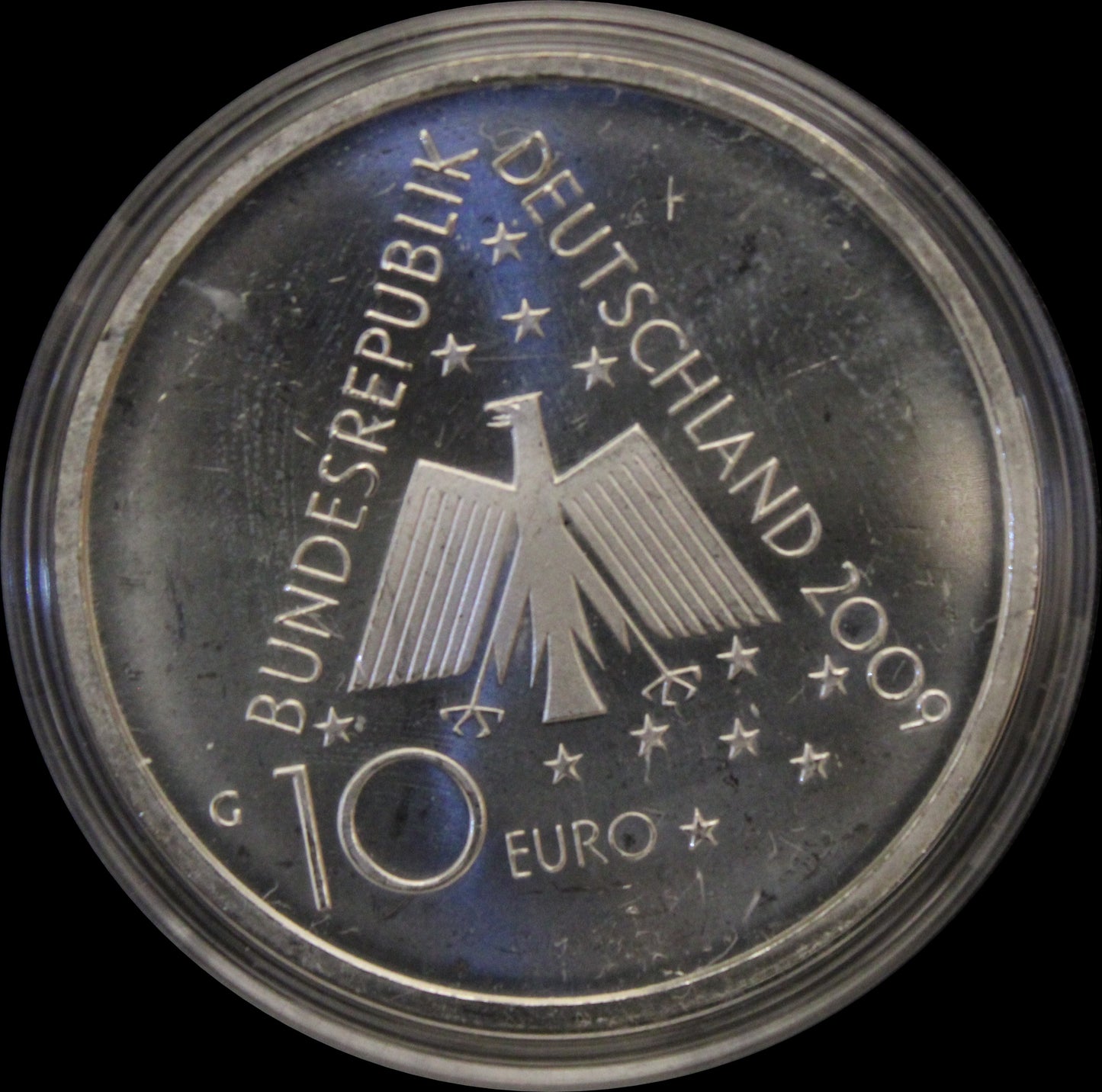 100 JAHRE JUGENDHERBERGEN, Serie 10 € Silber Gedenkmünzen Deutschland, Stempelglanz, 2009