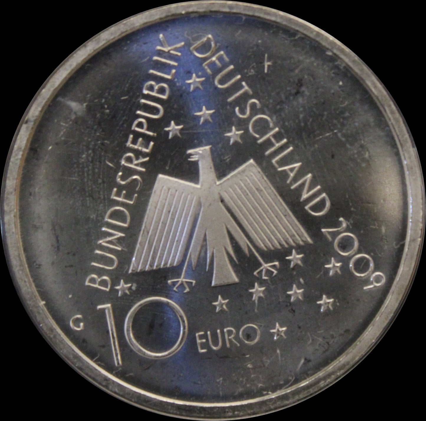 100 JAHRE JUGENDHERBERGEN, Serie 10 € Silber Gedenkmünzen Deutschland, Stempelglanz, 2009