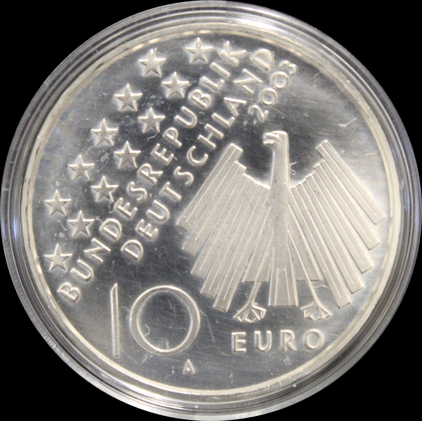 50 JAHRE VOLKSAUFSTAND 17. JUNI 1953, Serie 10 € Silber Gedenkmünzen Deutschland, Stempelglanz, 2003