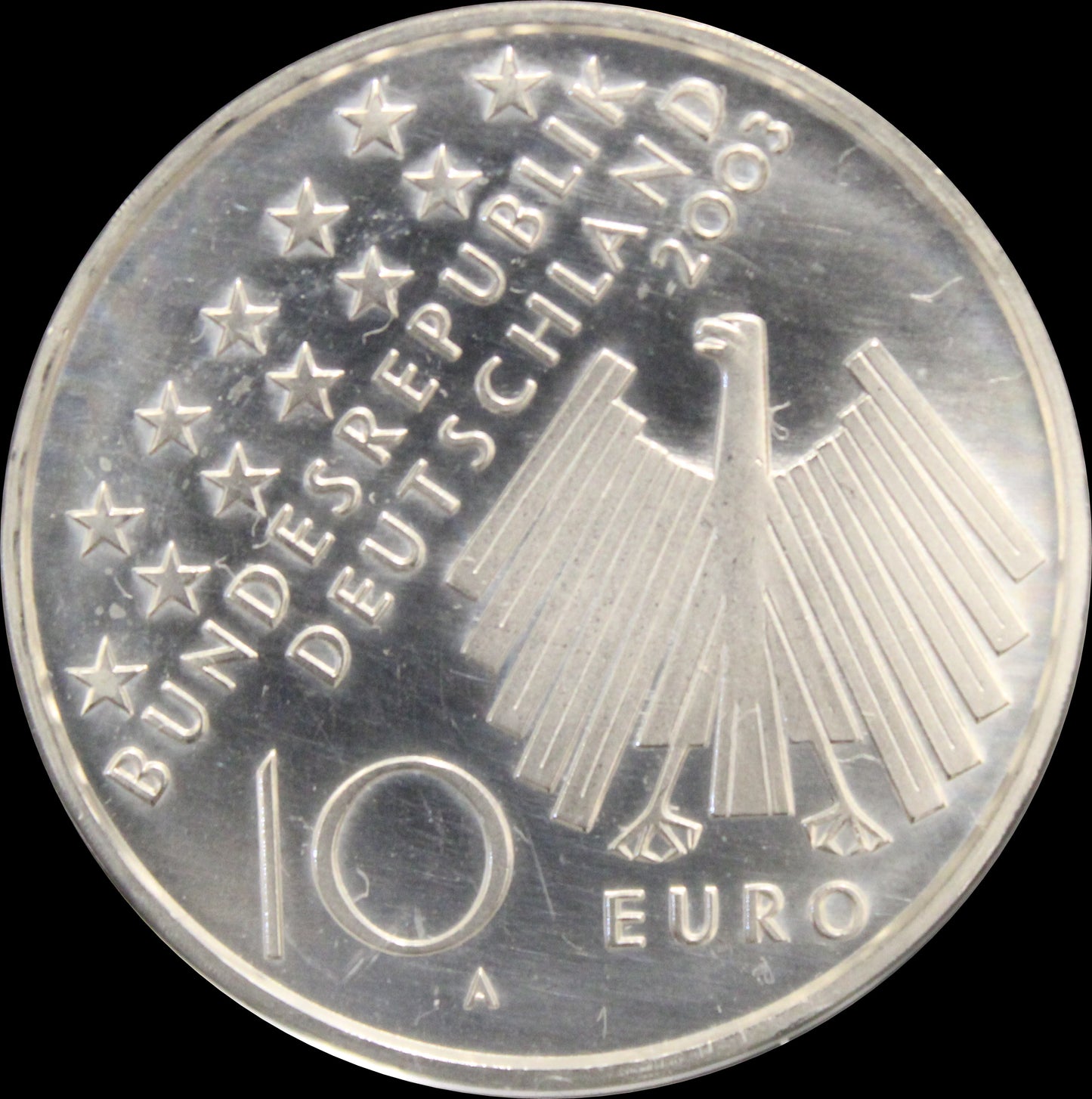 50 JAHRE VOLKSAUFSTAND 17. JUNI 1953, Serie 10 € Silber Gedenkmünzen Deutschland, Stempelglanz, 2003