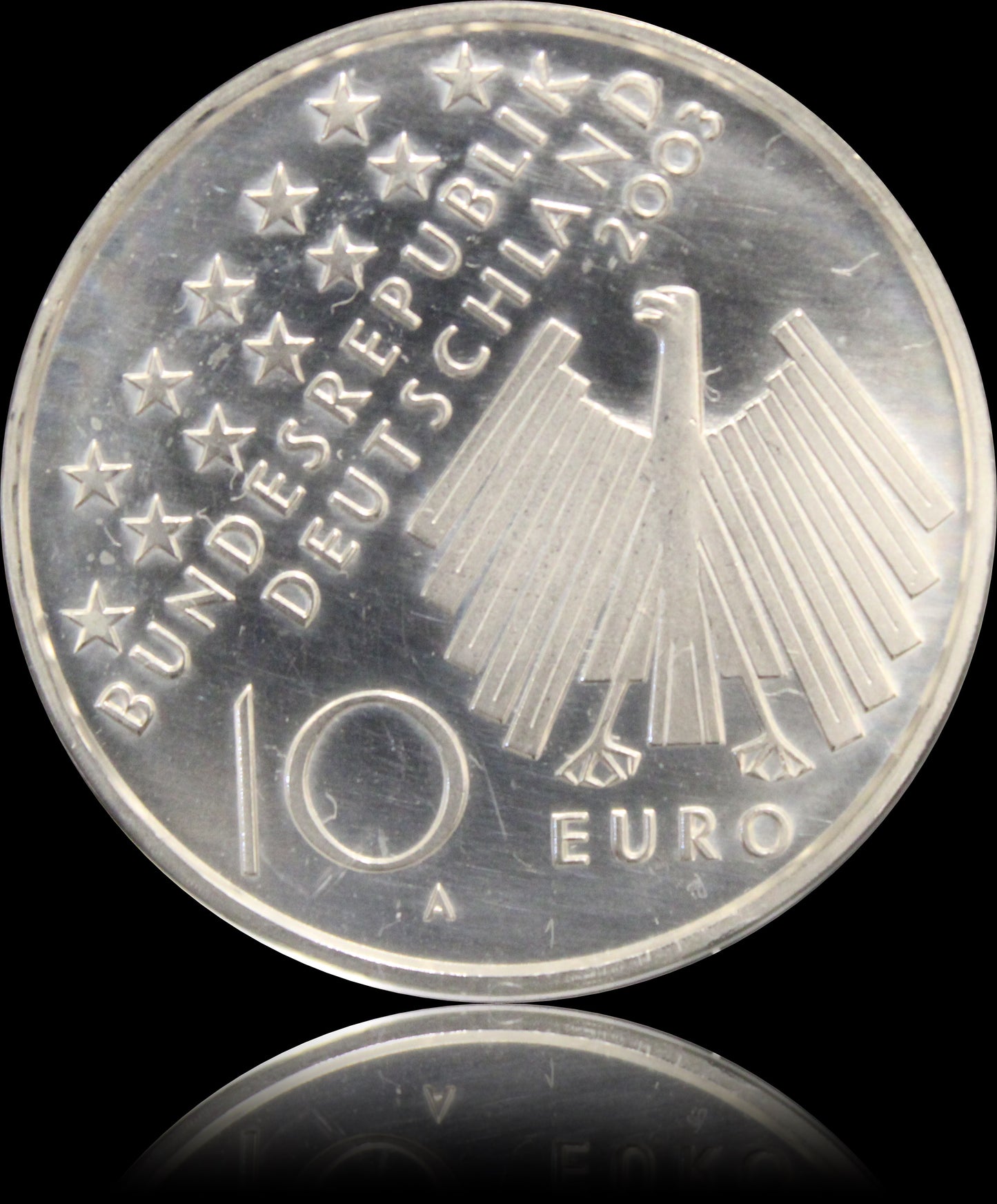 50 JAHRE VOLKSAUFSTAND 17. JUNI 1953, Serie 10 € Silber Gedenkmünzen Deutschland, Stempelglanz, 2003