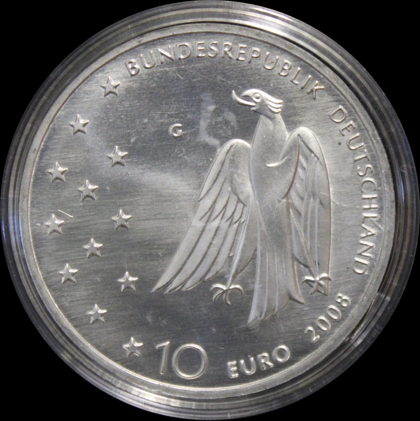 125. GEBURTSTAG FRANZ KAFKA, Serie 10 € Silber Gedenkmünzen Deutschland, Stempelglanz, 2008