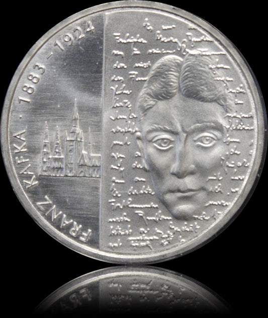 125. GEBURTSTAG FRANZ KAFKA, Serie 10 € Silber Gedenkmünzen Deutschland, Stempelglanz, 2008