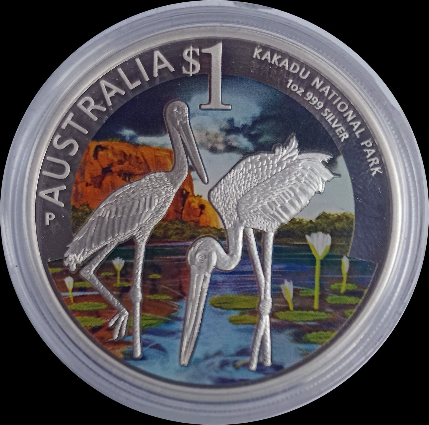 KAKADU NATIONAL PARK, Serie World Heritage Sites, 1 oz Silver Colored Proof, 2013