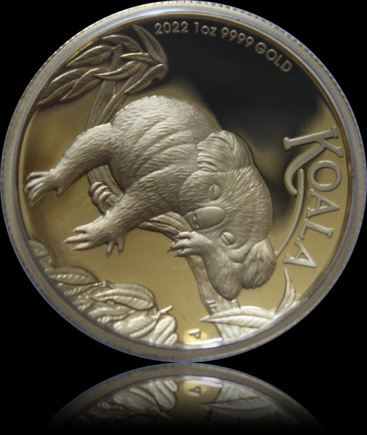 KOALA 2022, Serie 1 oz Gold Koala Proof, 2022