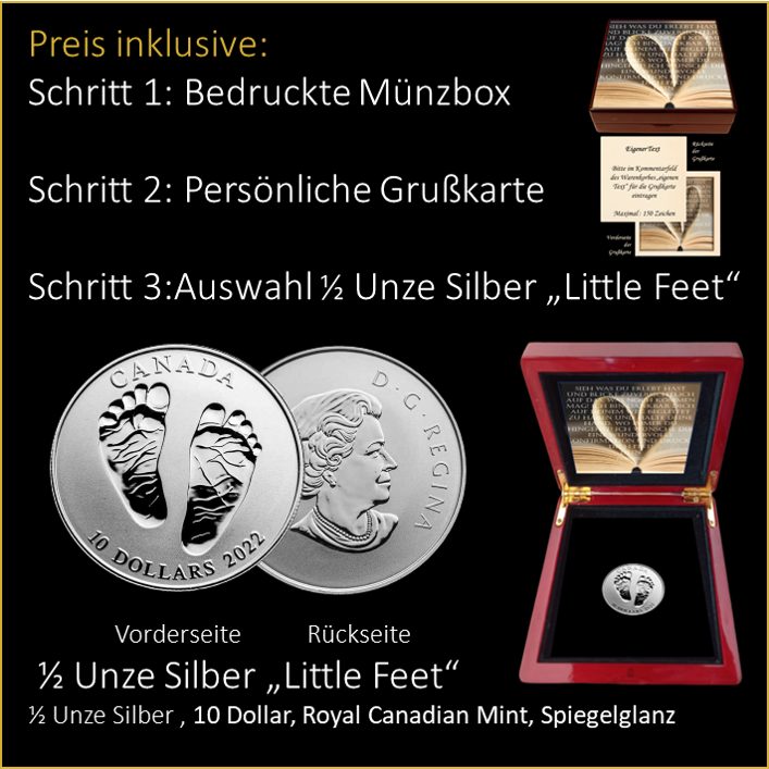 Communion - Bible - First Communion - 0.5 ounce silver "Little Feet"