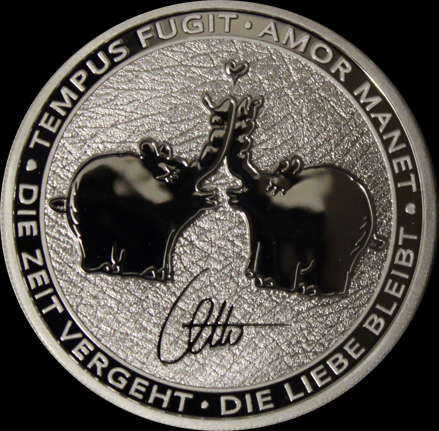 KISSING OTTIFANTS, Ottifanten series, 1 oz Silver BU 2020