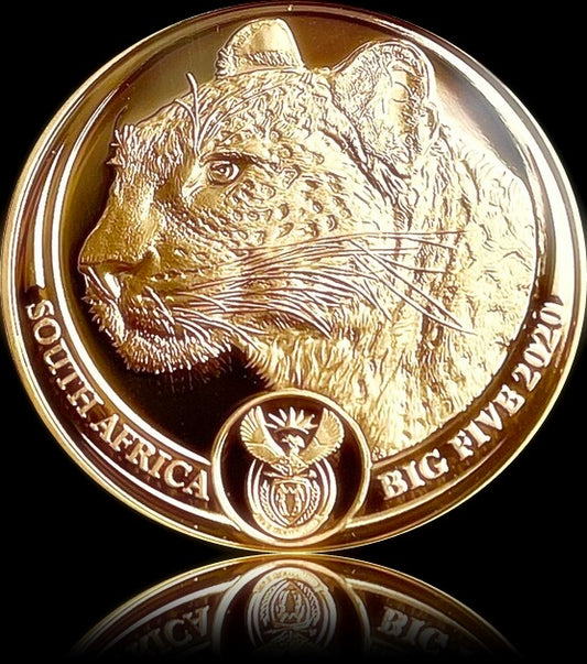 LEOPARD, Big Five Serie I, 1 oz Gold Proof, 2020