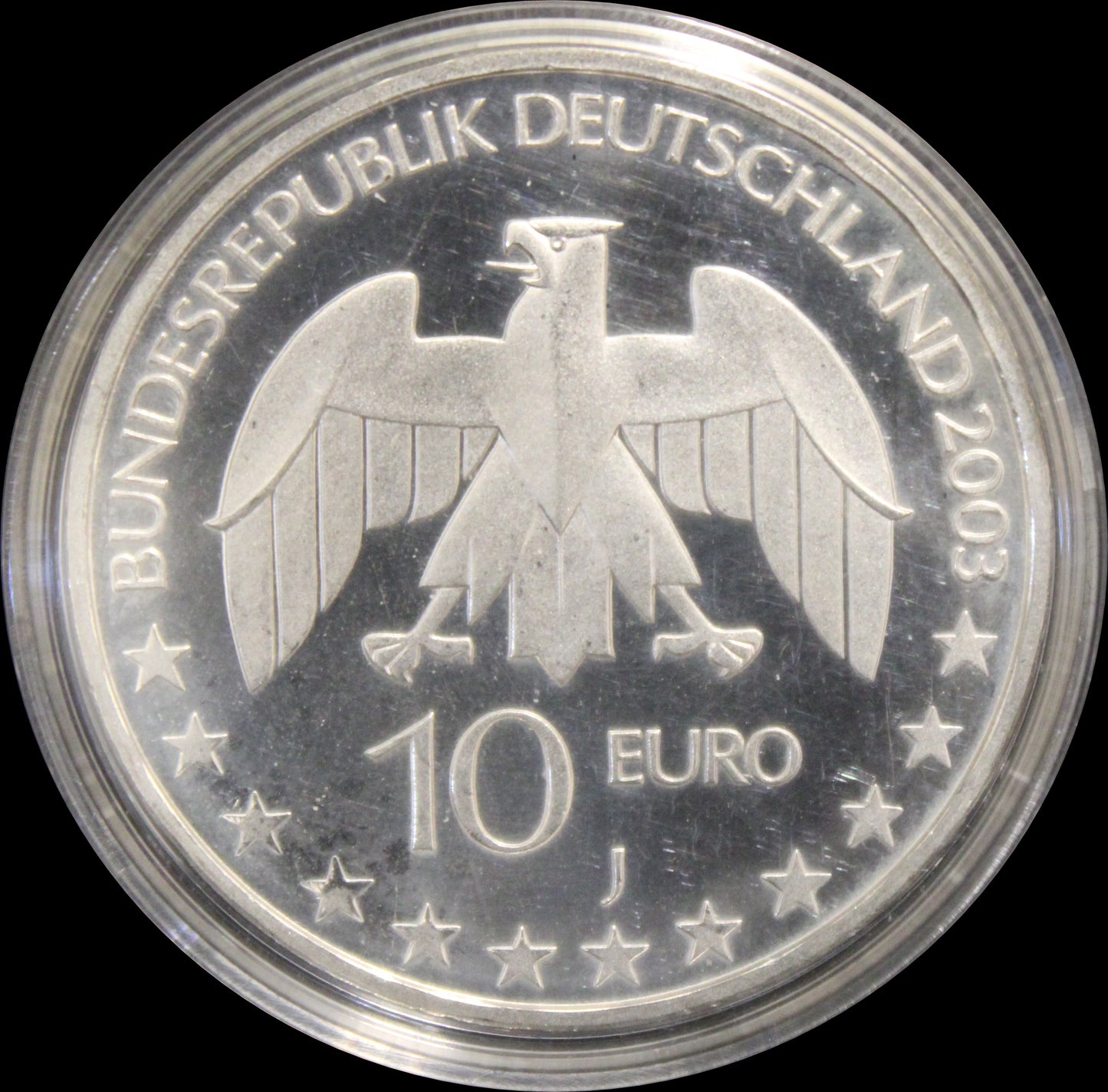 200. GEBURTSTAG JUSTUS VON LIEBIG, Serie 10 € Silber Gedenkmünzen Deutschland, Stempelglanz, 2002