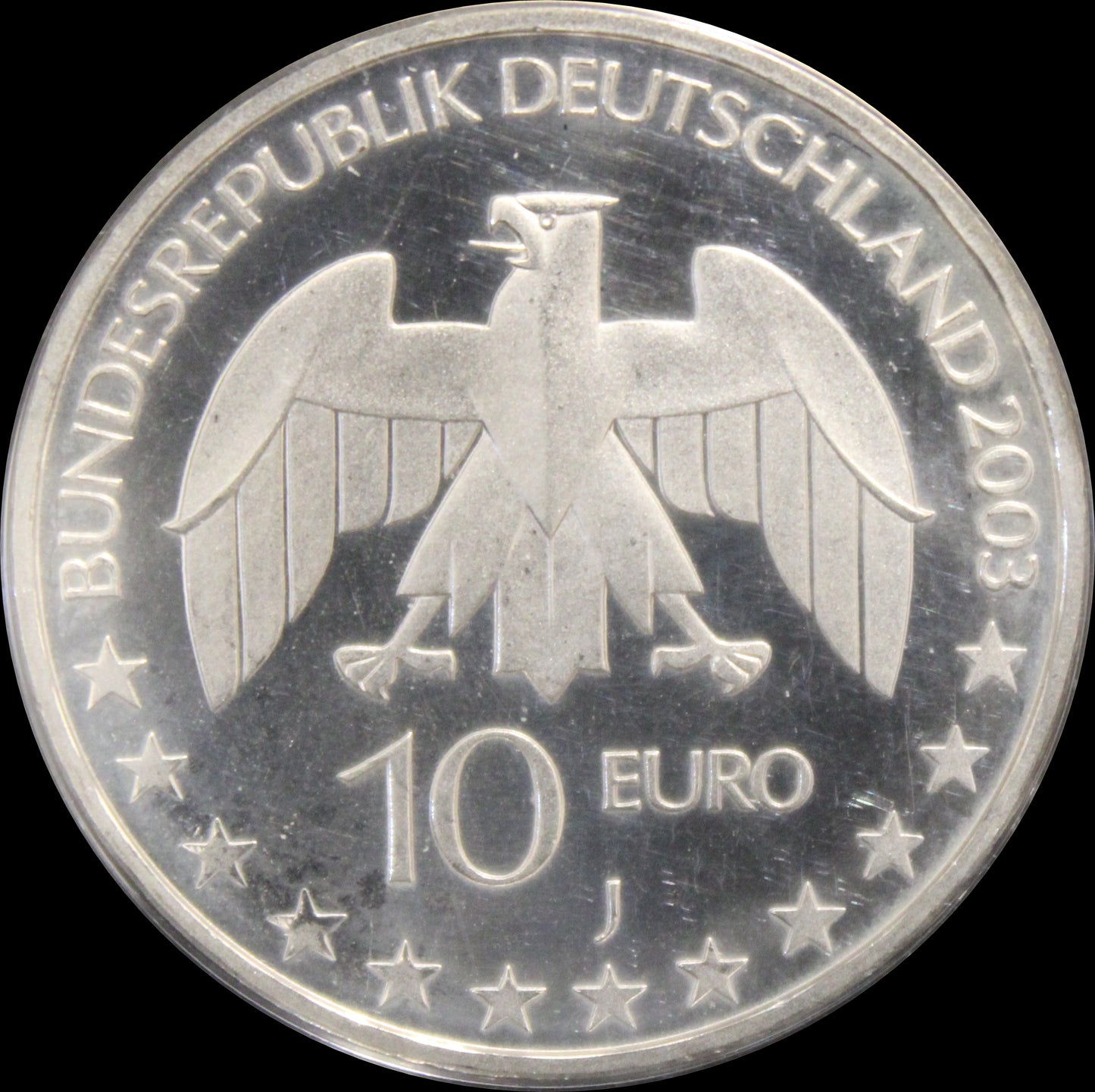 200. GEBURTSTAG JUSTUS VON LIEBIG, Serie 10 € Silber Gedenkmünzen Deutschland, Stempelglanz, 2002