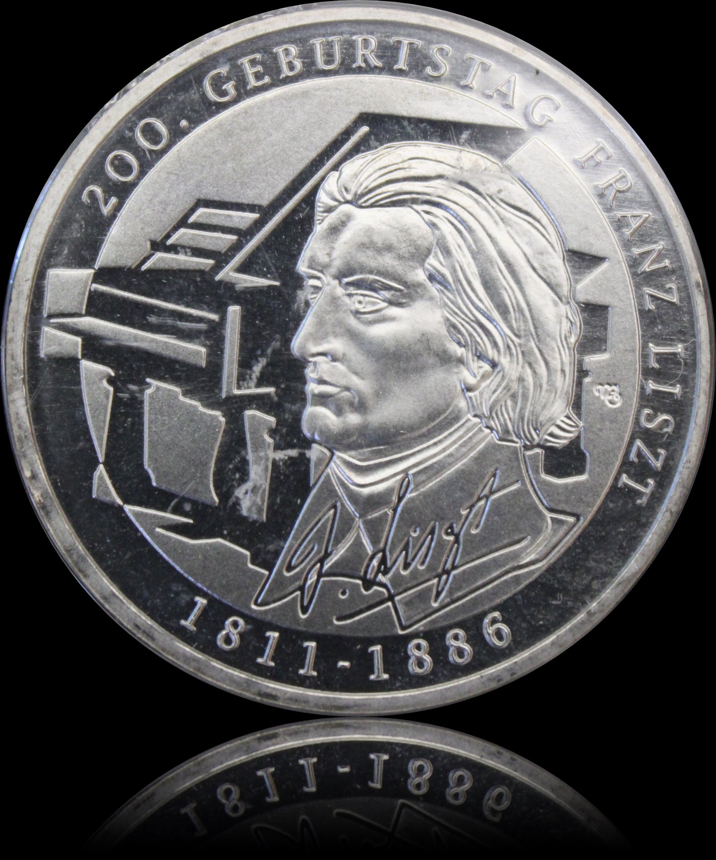 51 Stück, Serie 10 € Silber Gedenkmünzen Deutschland, Stempelglanz, 2002 - 2011