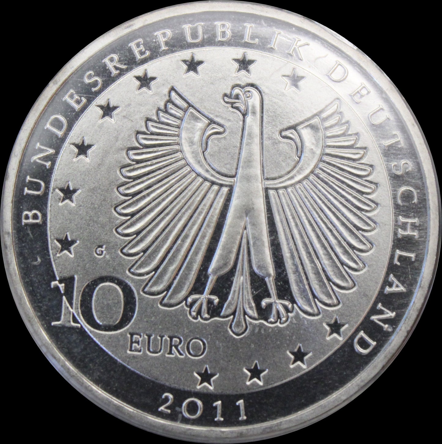 200. GEBURTSTAG FANZ LISZT, Serie 10 € Silber Gedenkmünzen Deutschland, Stempelglanz, 2011