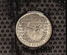 500. GEBURTSTAG VON MARTIN LUTHER", Serie 5 DM Silbermünze Spiegelglanz, 1983