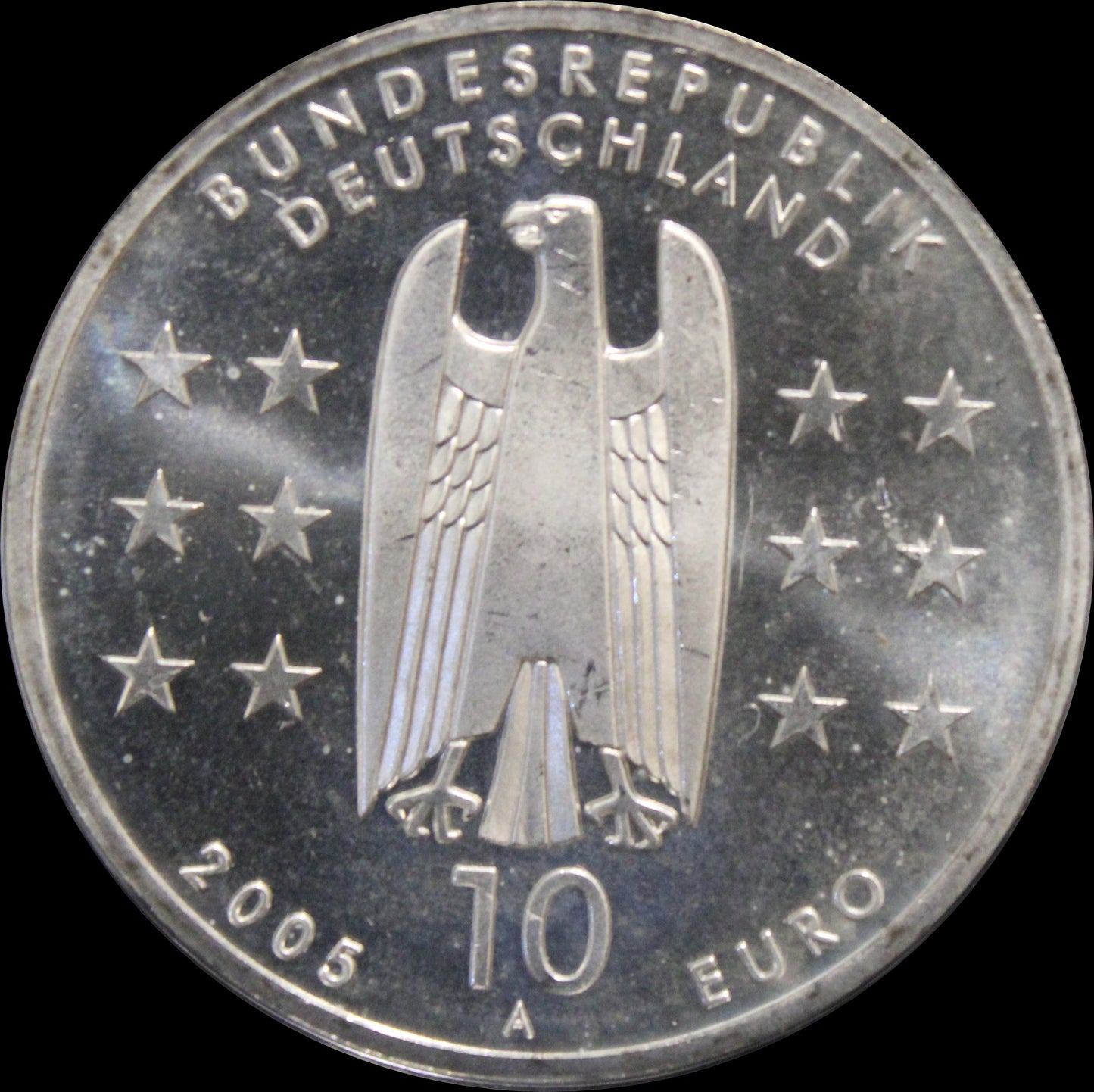 1200 JAHRE MAGDEBURG, Serie 10 € Silber Gedenkmünzen Deutschland, Stempelglanz, 2005