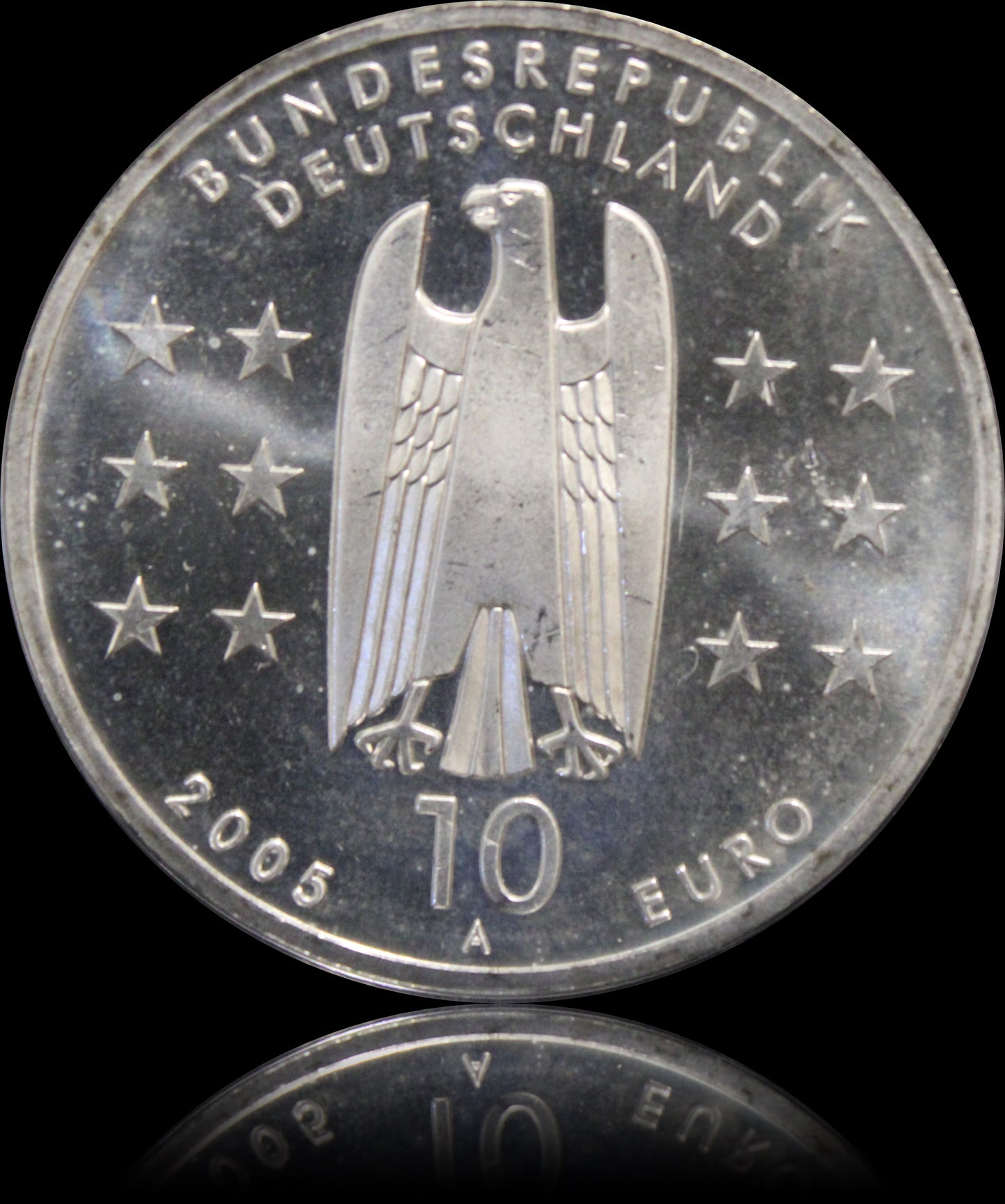 1200 JAHRE MAGDEBURG, Serie 10 € Silber Gedenkmünzen Deutschland, Stempelglanz, 2005