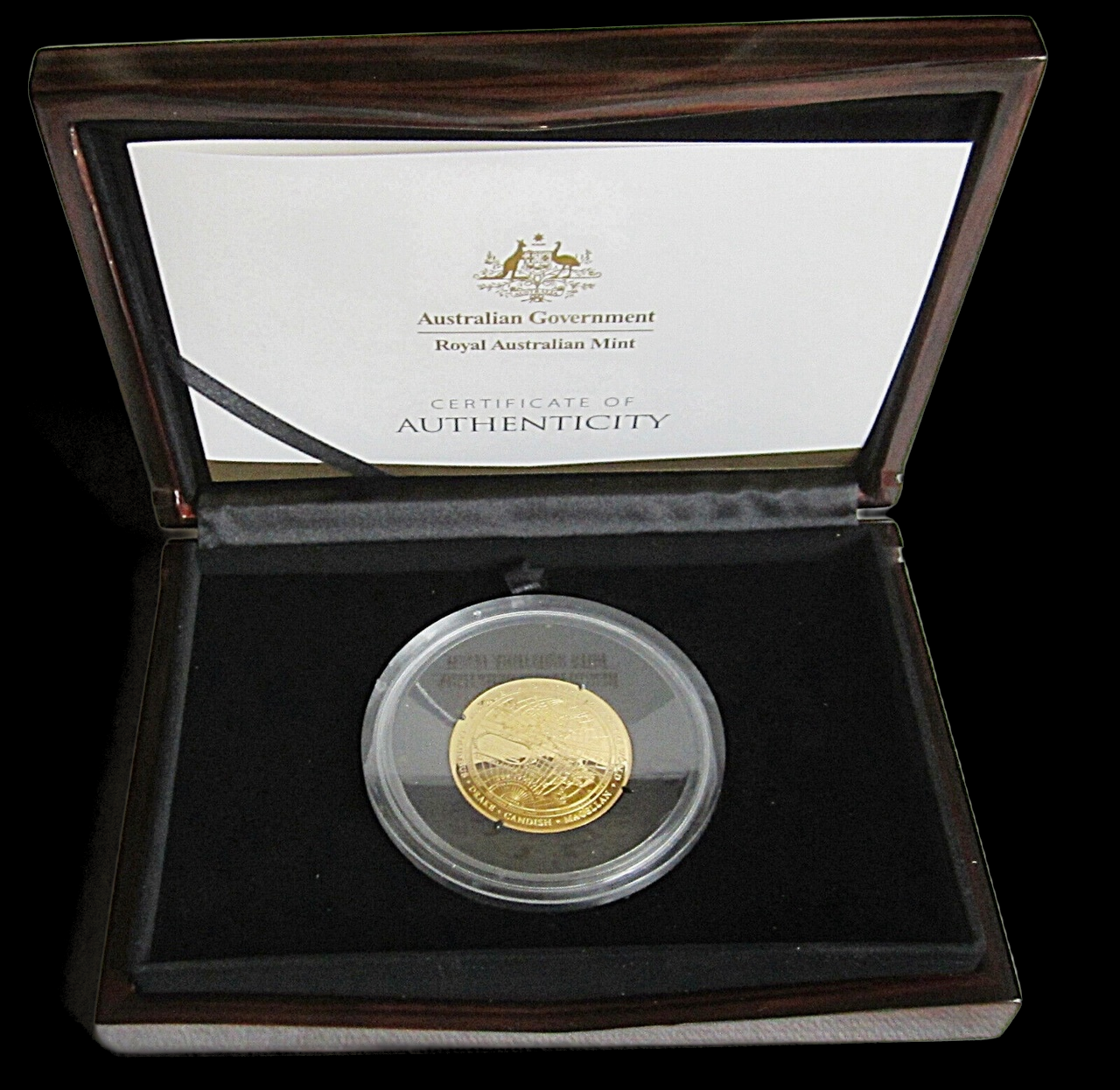 A NEW MAP OF THE WORLD 1626, Serie Terrestrial Gold, 1 oz Gold Proof Domed 100$, 2018