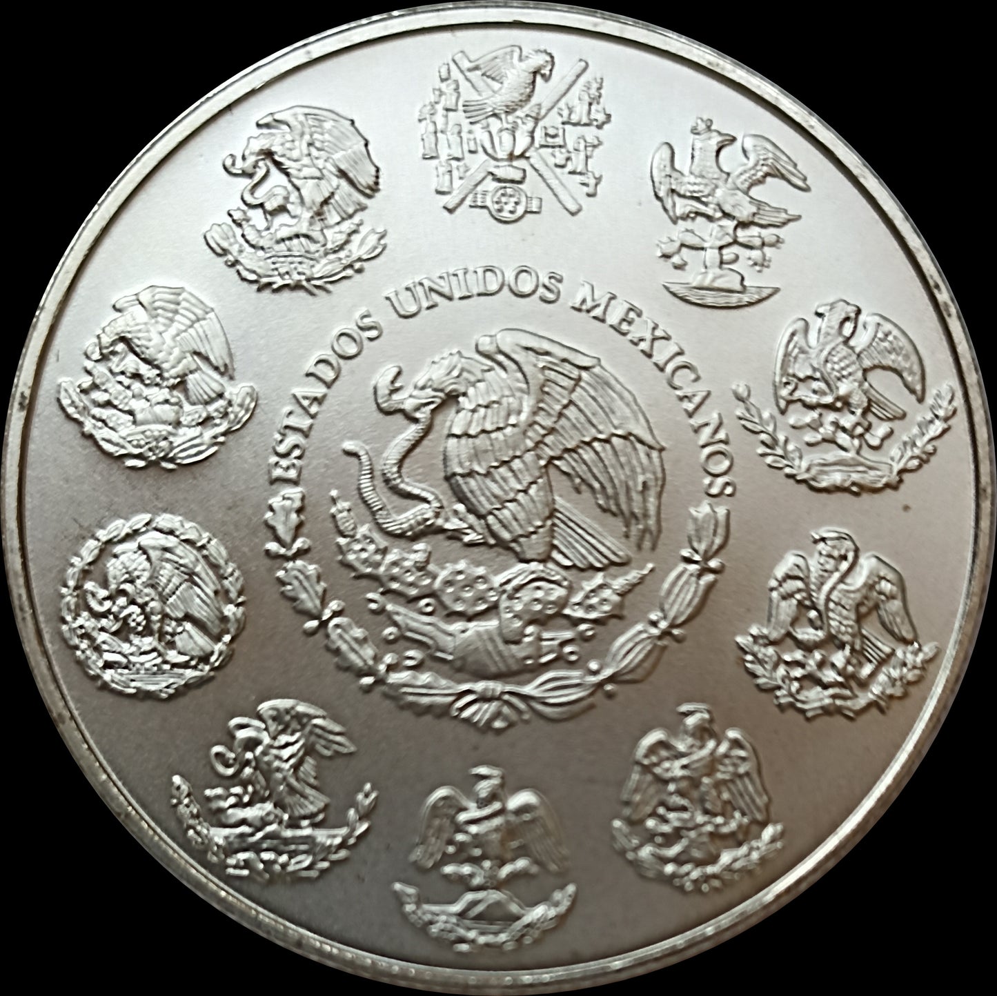 MEXICAN SILVER LIBERTAD COIN, 1 oz Silber, 2007