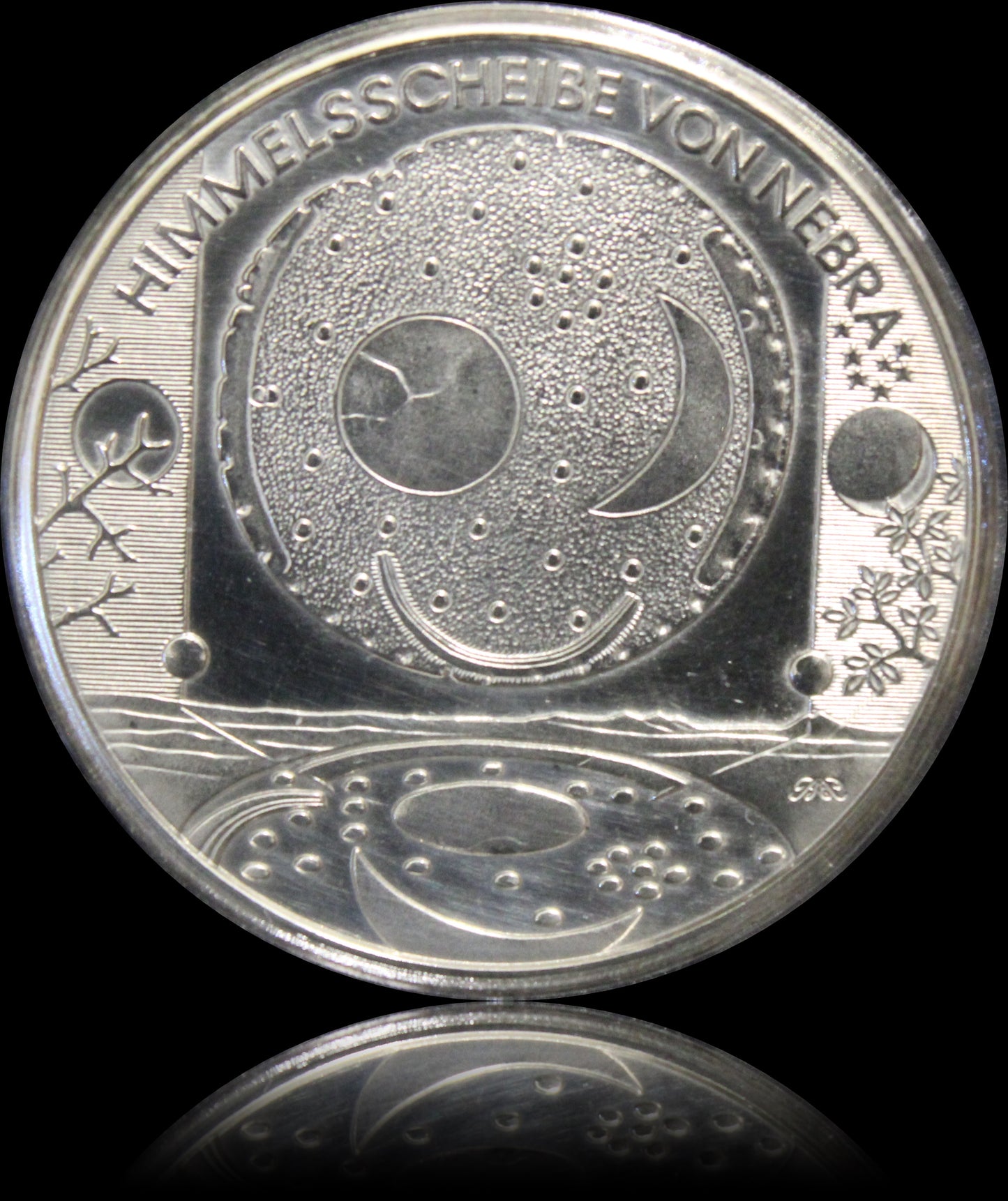 HIMMELSSCHEIBE VON NEBRA, Serie 10 € Silber Gedenkmünzen Deutschland, Stempelglanz, 2008