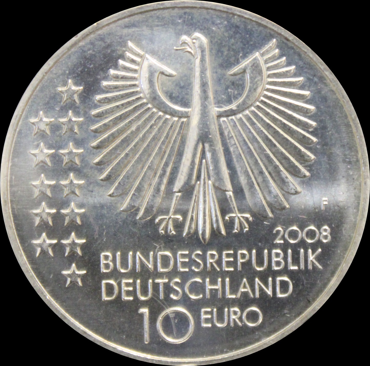 150. GEBURTSTAG MAX PLANCK, Serie 10 € Silber Gedenkmünzen Deutschland, Stempelglanz, 2008