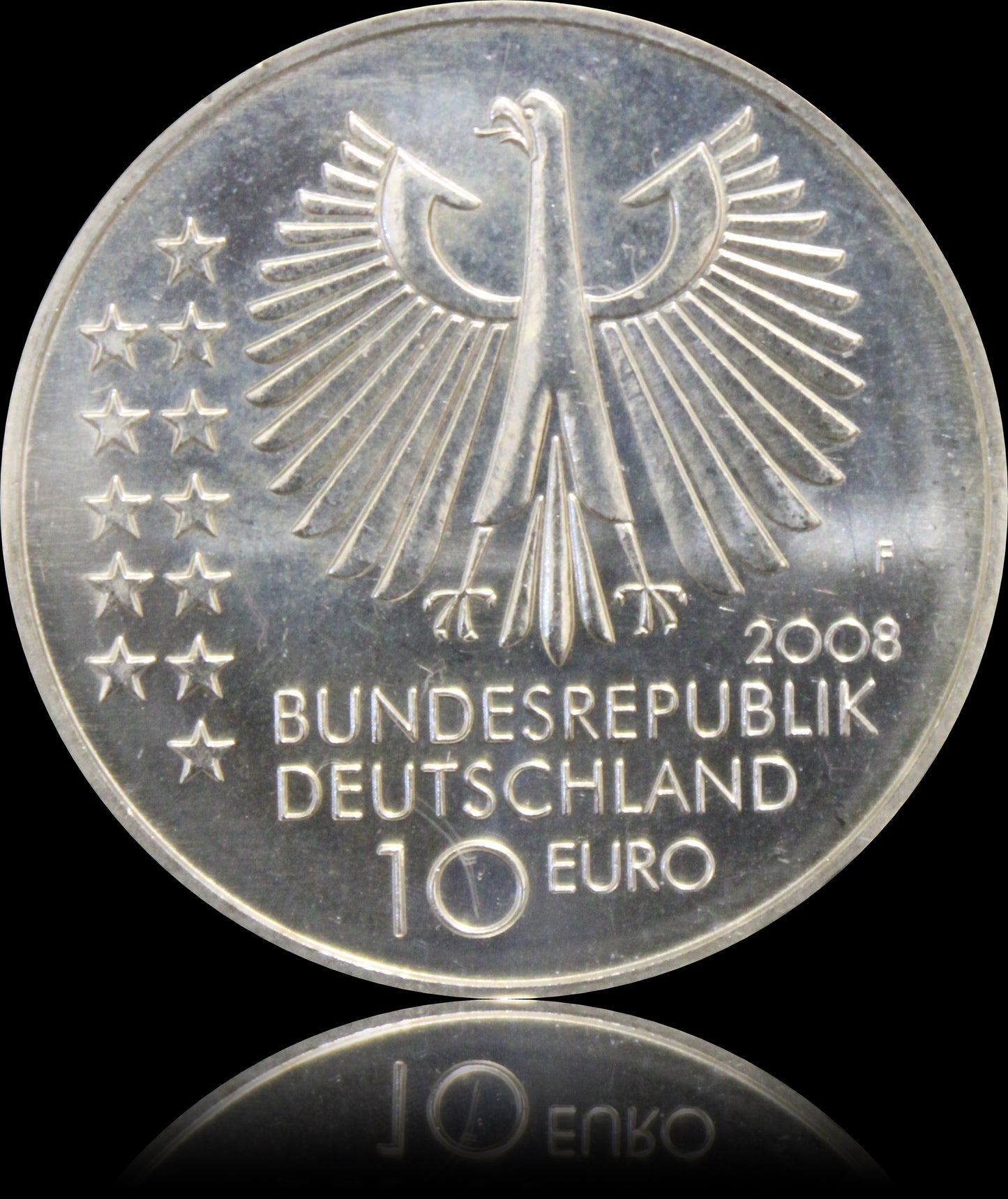 150. GEBURTSTAG MAX PLANCK, Serie 10 € Silber Gedenkmünzen Deutschland, Stempelglanz, 2008