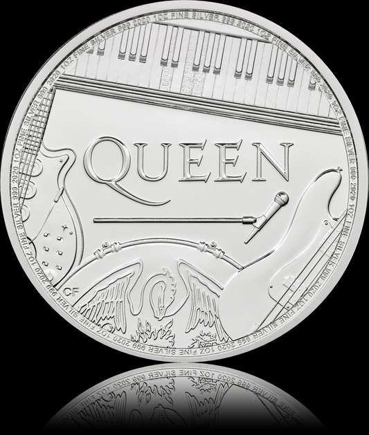 QUEEN, Serie Music Legends, 1 oz Silver 2£, BU, 2020