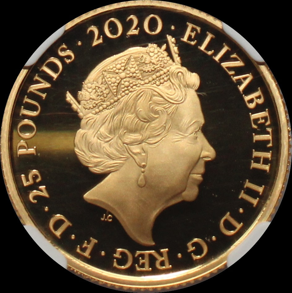 QUEEN, Music Legends Series, 0.25 oz Gold £25, Proof PF70, 2020