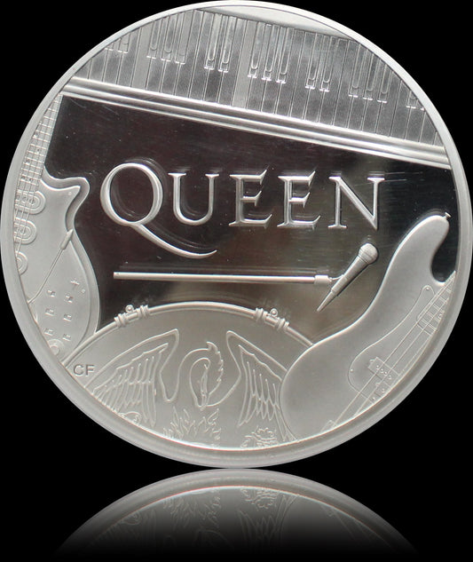 QUEEN, Serie Music Legends, 5 oz Silver 10£, Proof PF69, 2020