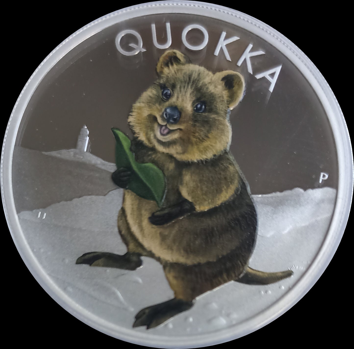 Quokka, Serie Quokka, 1 oz Silber Proof Colored 1$, 2021