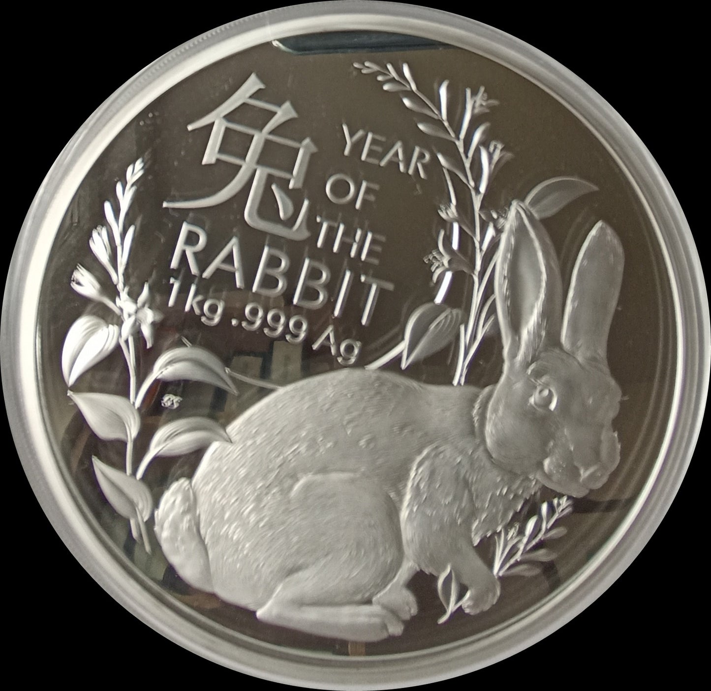 YEAR OF THE RABBIT, Serie Lunar II RAM, 1 kg Silver Proof 30$, 2023