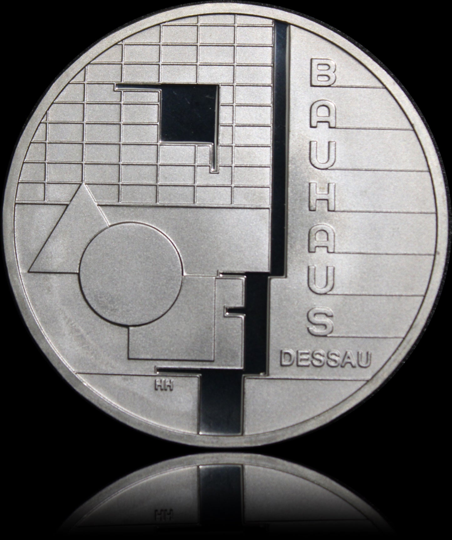 BAUHAUS DESSAU, Serie 10 € Silber Gedenkmünzen Deutschland, Spiegelglanz, 2004