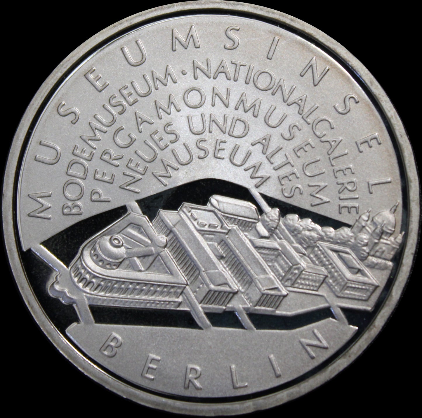 MUSEUMSINSEL BERLIN, Serie 10 € Silber Gedenkmünzen Deutschland, Spiegelglanz, 2002