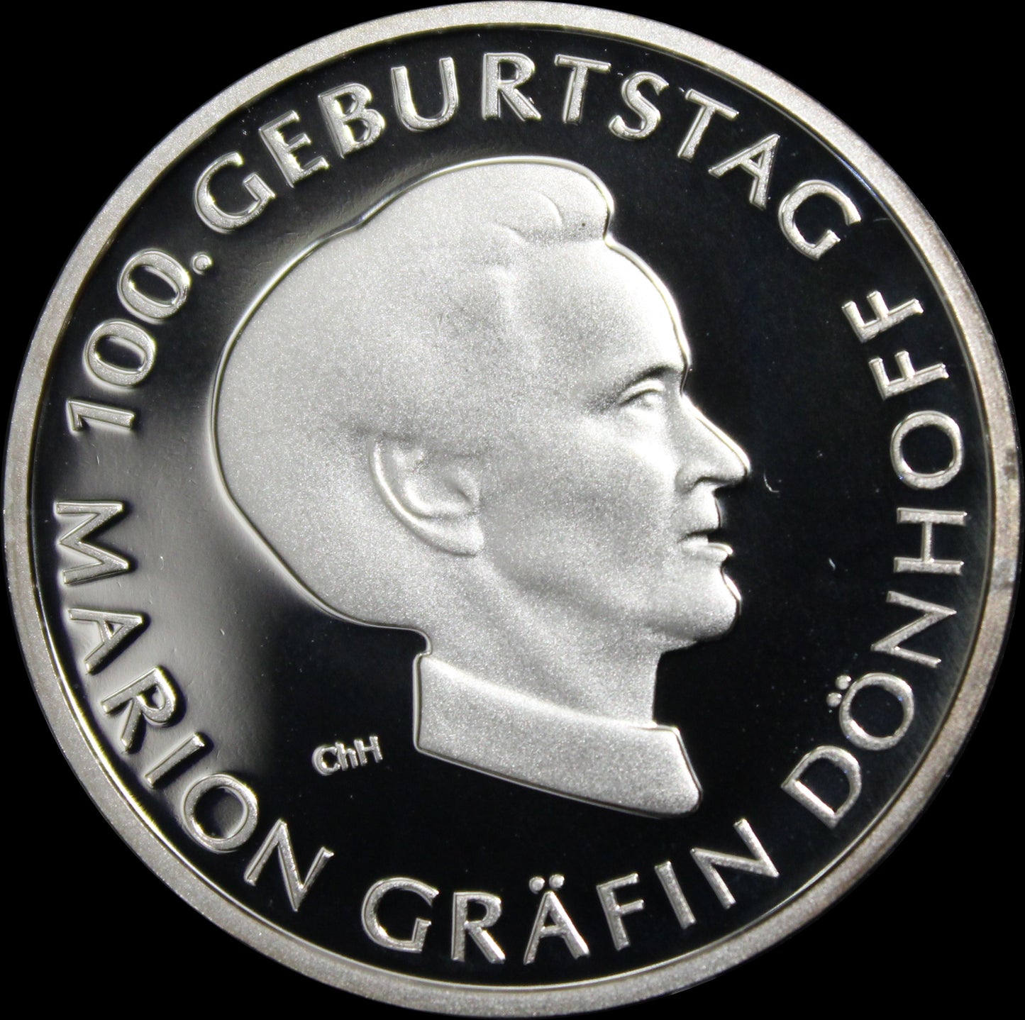 100. GEBURTSTAG MARION GRÄFIN DÖNHOFF, Serie 10 € Silber Gedenkmünzen Deutschland, Spiegelglanz , 2009