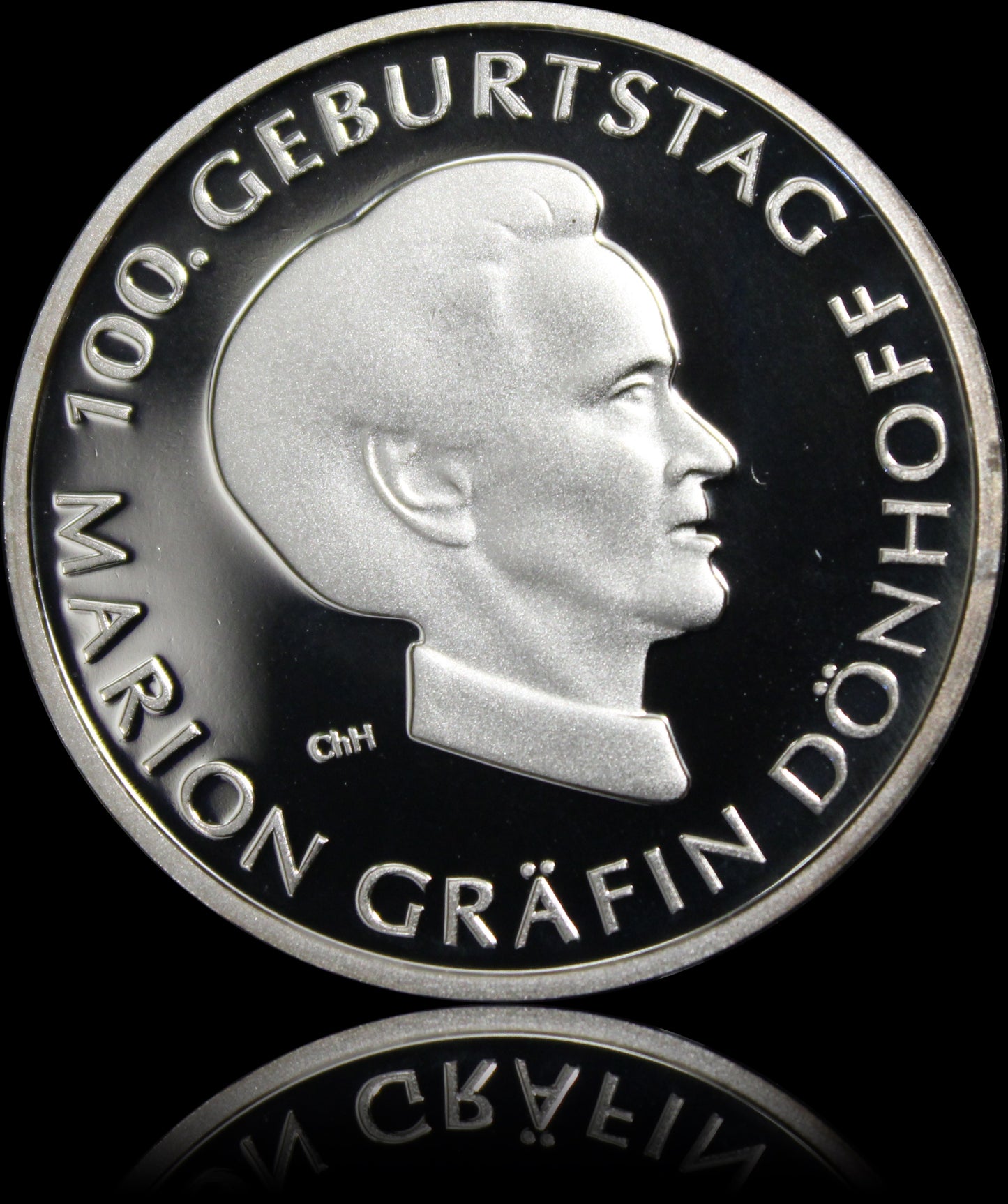 100. GEBURTSTAG MARION GRÄFIN DÖNHOFF, Serie 10 € Silber Gedenkmünzen Deutschland, Spiegelglanz , 2009