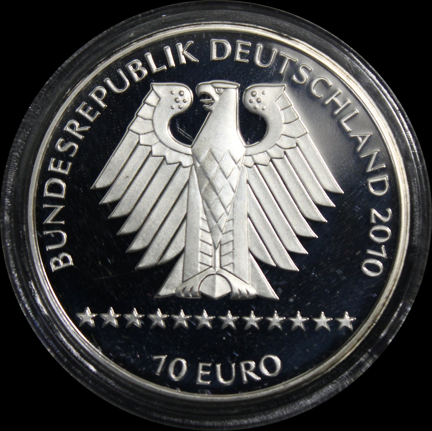 175 JAHRE EISENBAHN IN DEUTSCHLAND, Serie 10 € Silber Gedenkmünzen Deutschland, Spiegelglanz, 2010