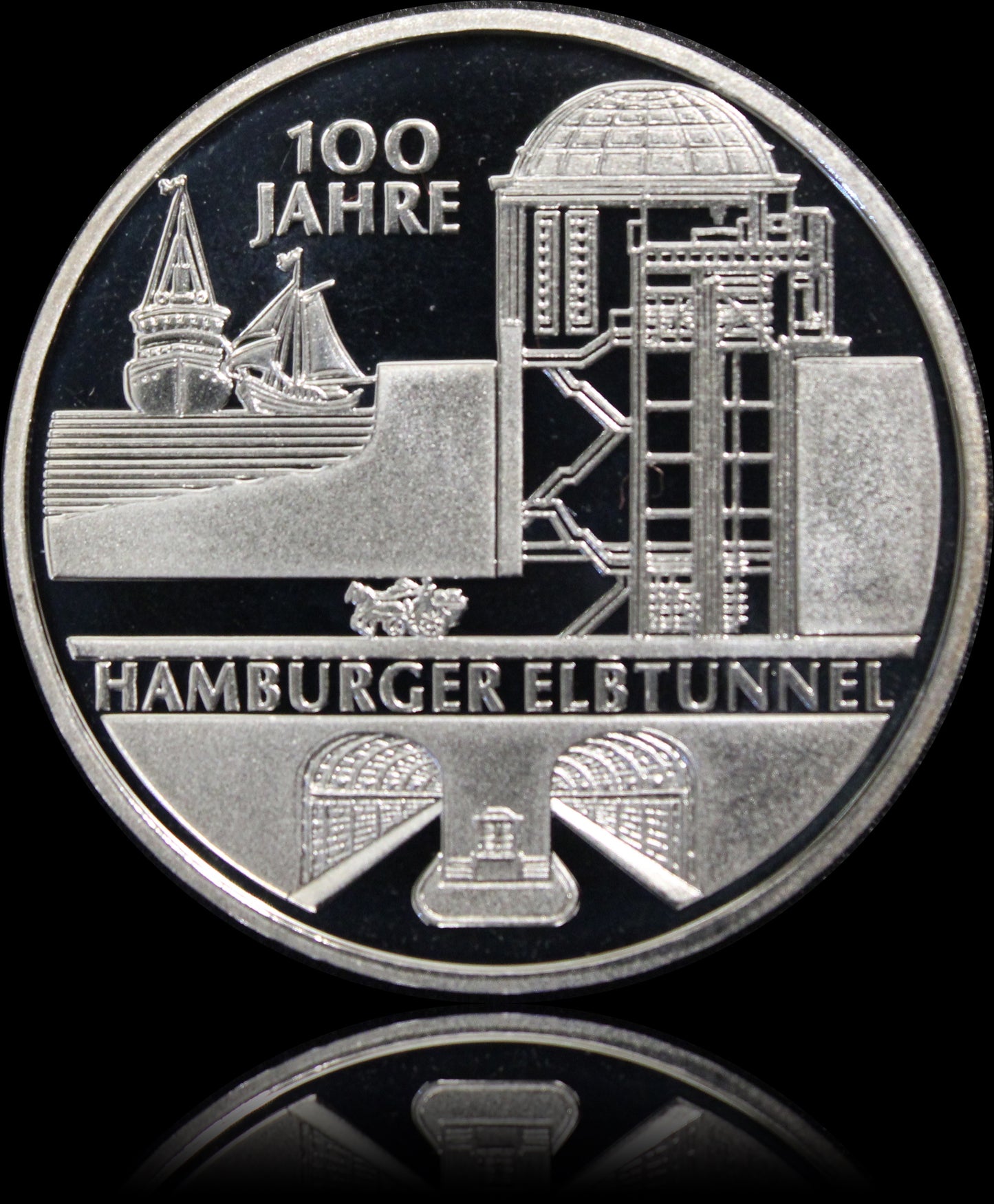 51 Stück, Serie 10 € Silber Gedenkmünzen Deutschland, Spiegelglanz, 2002-2011