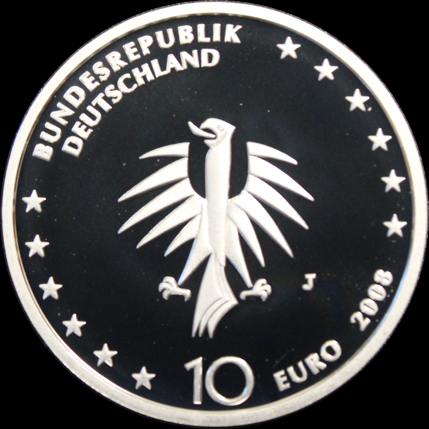 50 JAHRE GORCH FOCK, Serie 10 € Silber Gedenkmünzen Deutschland, Spiegelglanz , 2008