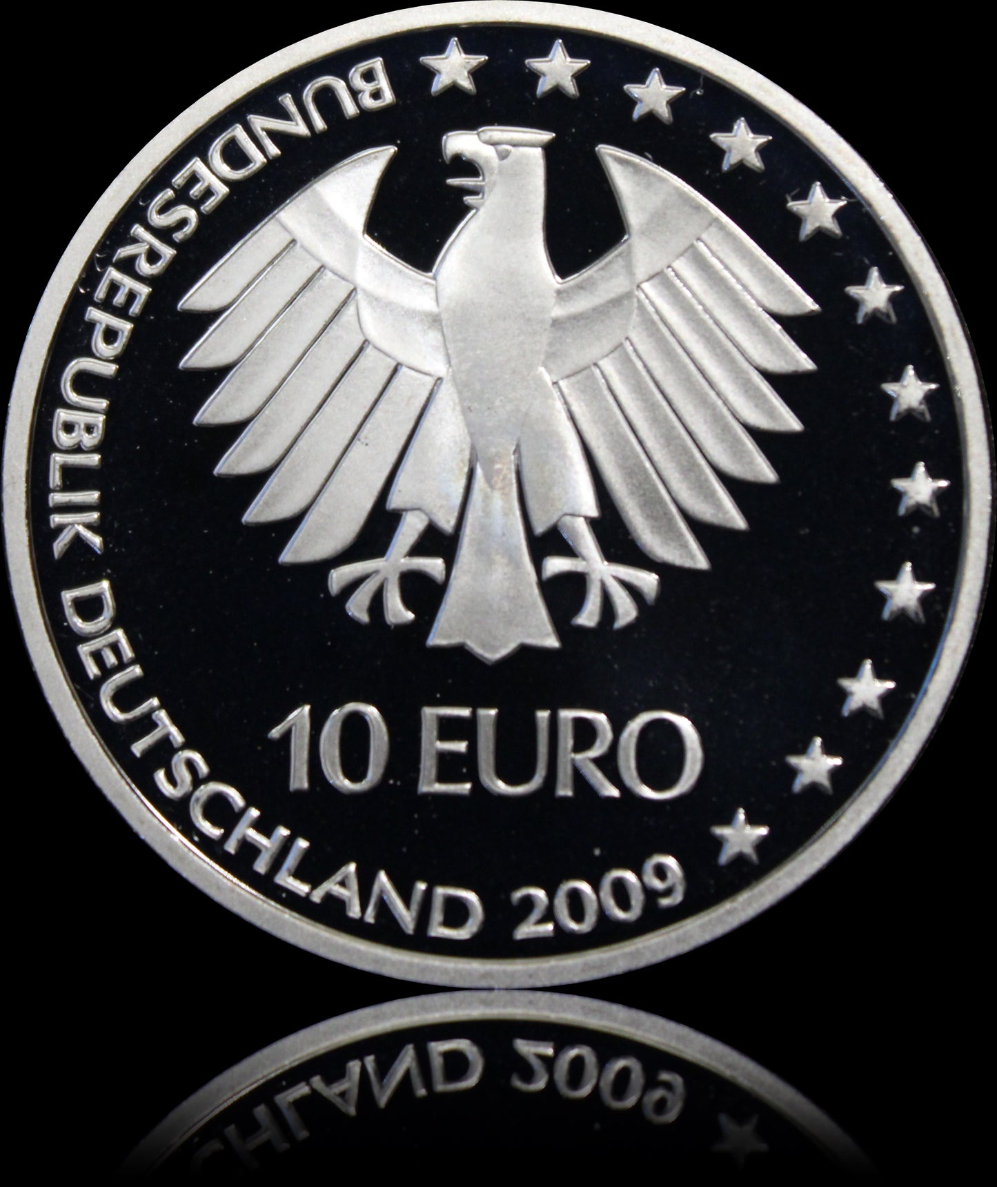 IAAF LEICHTATHLETIK WM BERLIN, Serie 10 € Silber Gedenkmünzen Deutschland, Spiegelglanz , 2009