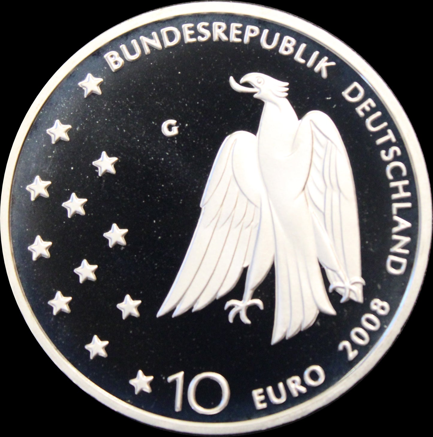 125. GEBURTSTAG FRANZ KAFKA, Serie 10 € Silber Gedenkmünzen Deutschland, Spiegelglanz , 2008