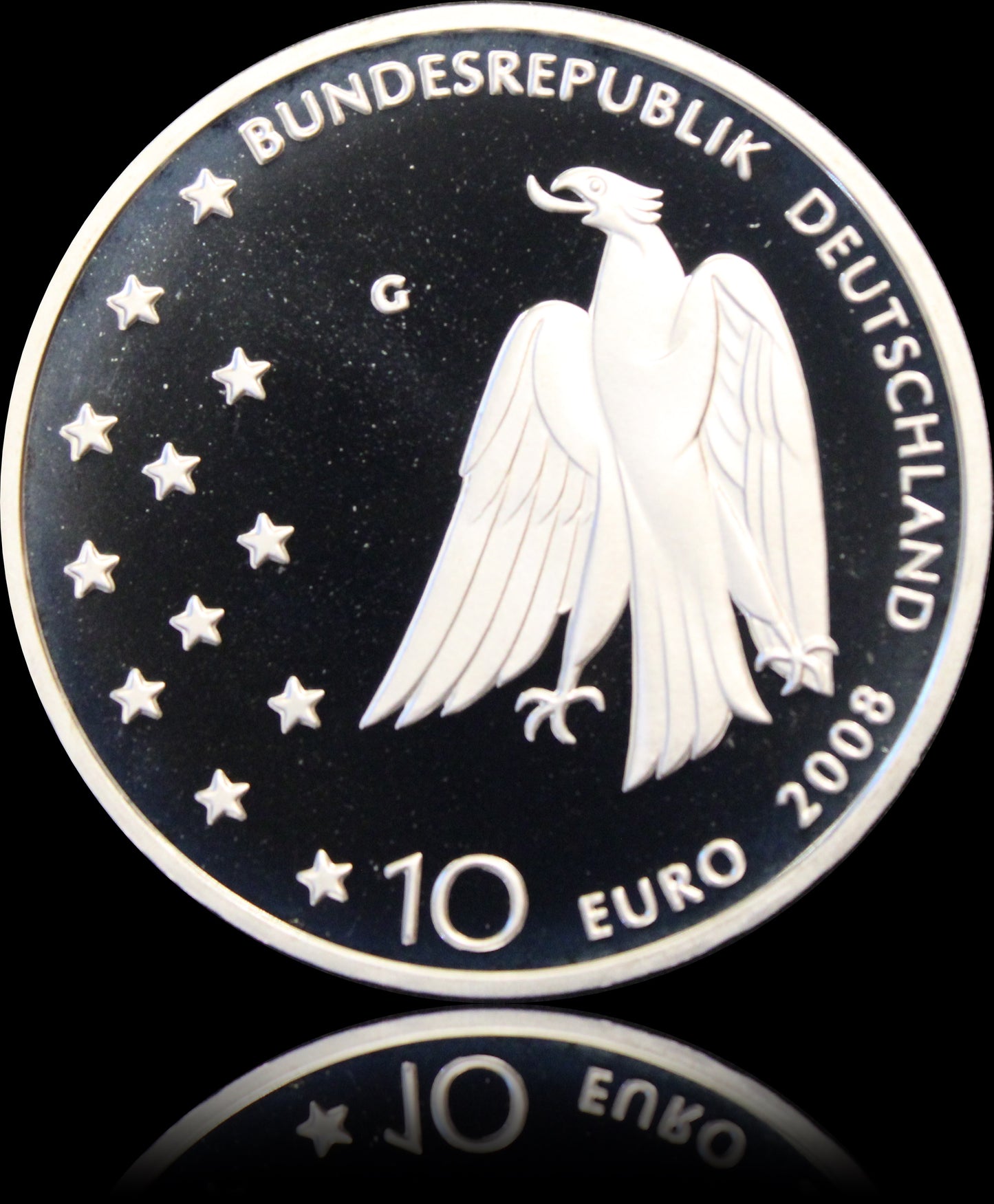 125. GEBURTSTAG FRANZ KAFKA, Serie 10 € Silber Gedenkmünzen Deutschland, Spiegelglanz , 2008