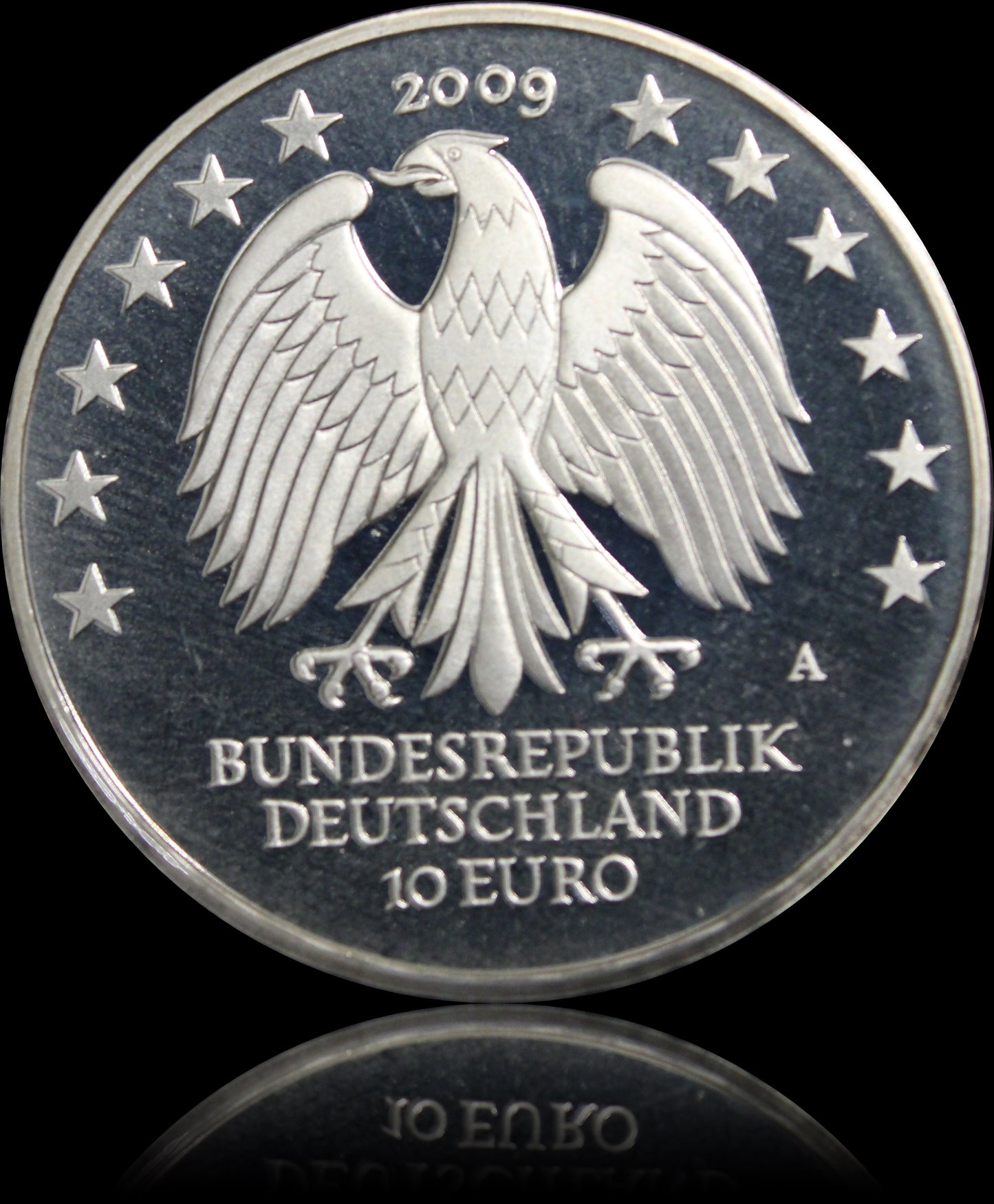 600 JAHRE UNIVERSITÄT LEIPZIG, Serie 10 € Silber Gedenkmünzen Deutschland, Spiegelglanz, 2009