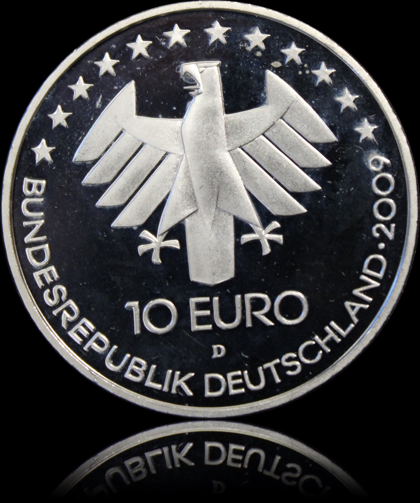 100 JAHRE INTERNATIONALE LUFTFAHRTAUSSTELLUNG, Serie 10 € Silber Gedenkmünzen Deutschland,Spiegelglanz, 2009