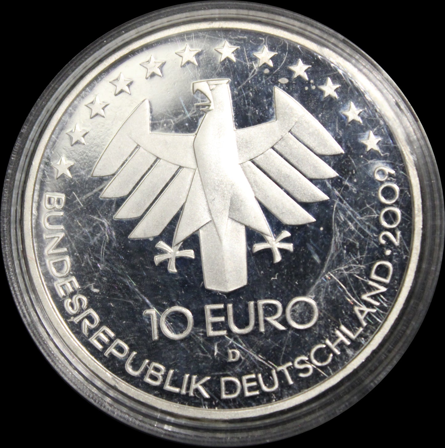 100 JAHRE INTERNATIONALE LUFTFAHRTAUSSTELLUNG, Serie 10 € Silber Gedenkmünzen Deutschland,Spiegelglanz, 2009