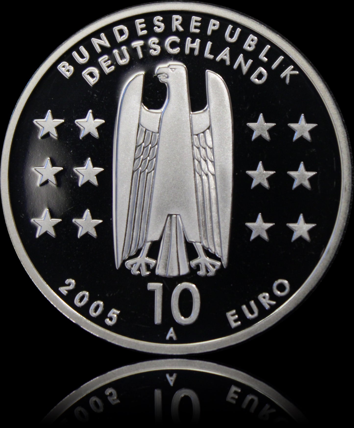 1200 JAHRE MAGDEBURG, Serie 10 € Silber Gedenkmünzen Deutschland, Spiegelglanz, 2005