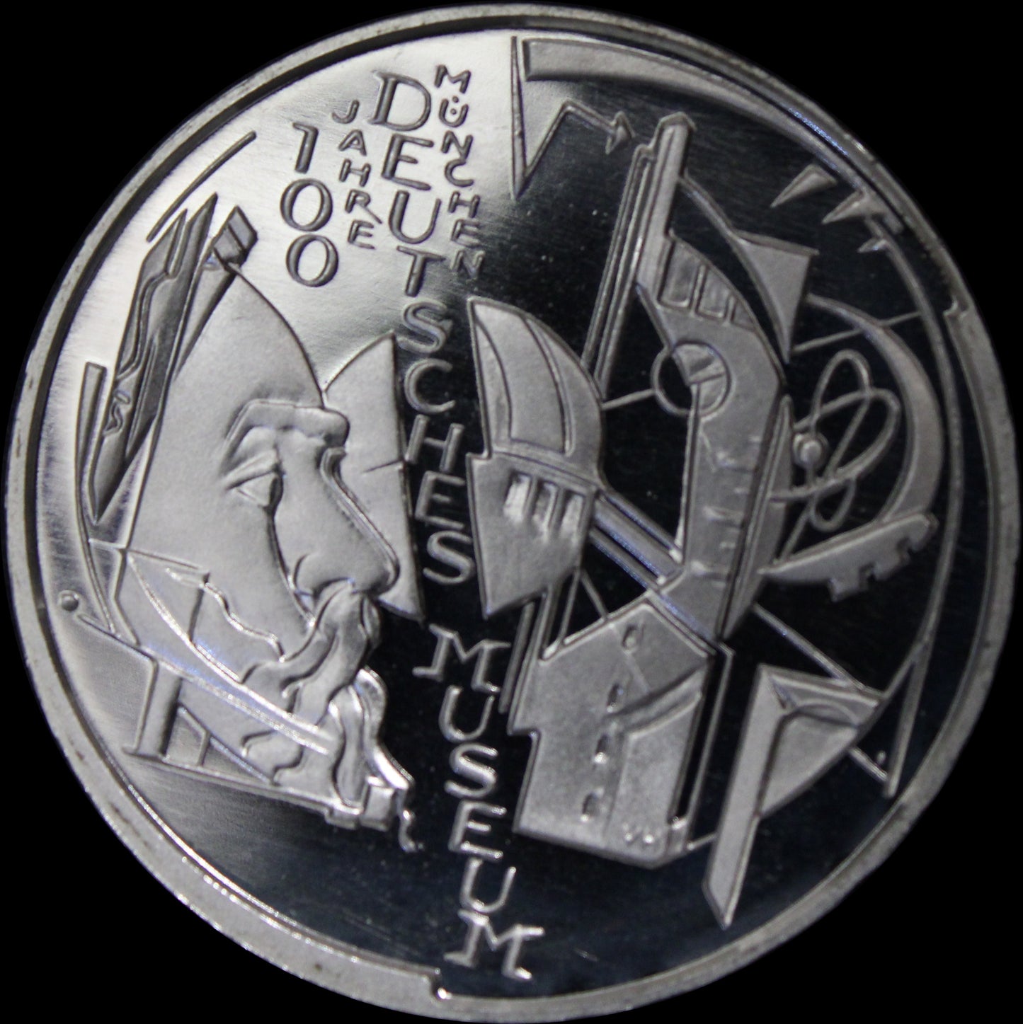 100 JHARE DEUTSCHES MUSEUM MÜNCHEN, Serie 10 € Silber Gedenkmünzen Deutschland, Spiegelglanz, 2002