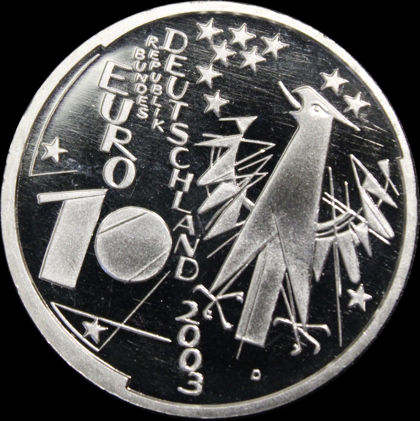 100 JHARE DEUTSCHES MUSEUM MÜNCHEN, Serie 10 € Silber Gedenkmünzen Deutschland, Spiegelglanz, 2002