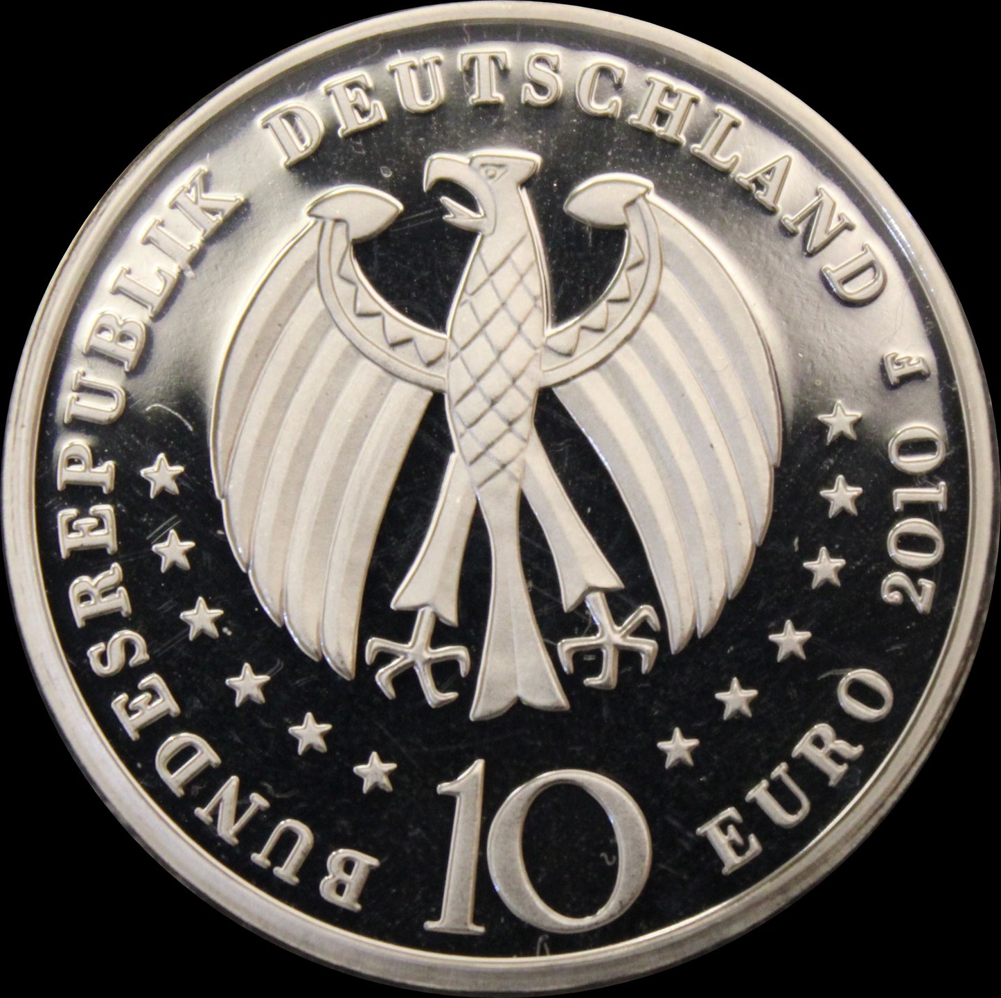 300 JAHRE PORZELANHERSTELLUNG IN DEUTSCHLAND, Serie 10 € Silber Gedenkmünzen Deutschland, Spiegelglanz, 2010