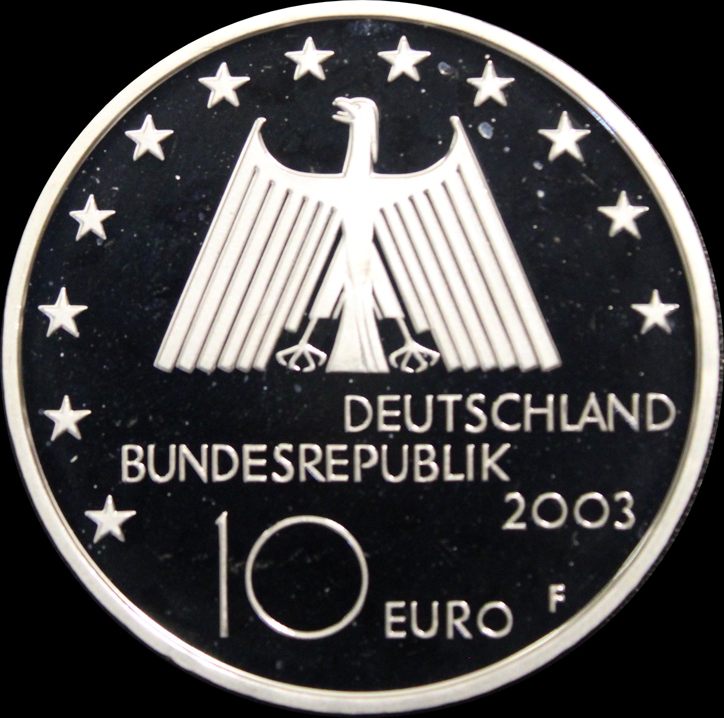 INDUSTRIELANDSCHAFT RUHRGEBIET, Serie 10 € Silber Gedenkmünzen Deutschland, Spiegelglanz, 2003