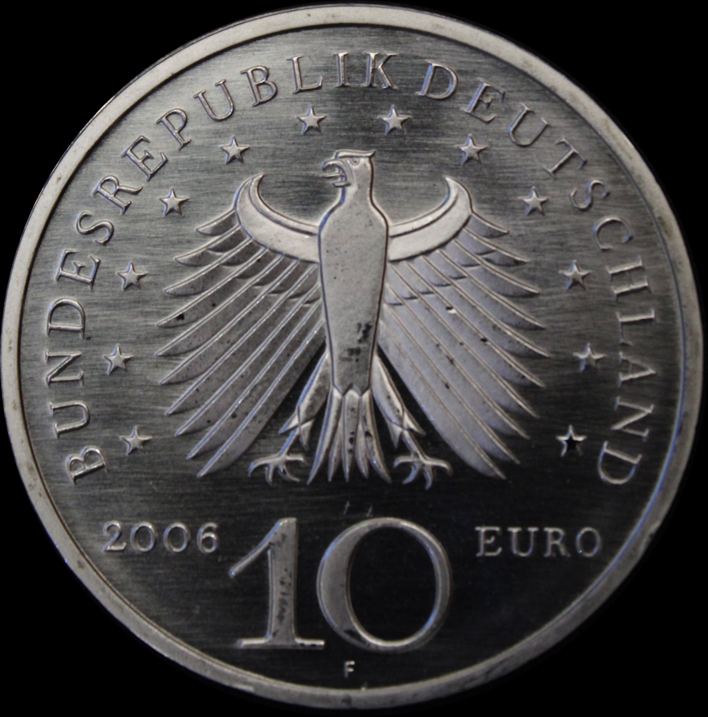 225. GEBURTSTAG KARL FRIEDRICH SCHINKEL 1781–1841, Serie 10 € Silber Gedenkmünzen Deutschland, Spiegelglanz, 2006