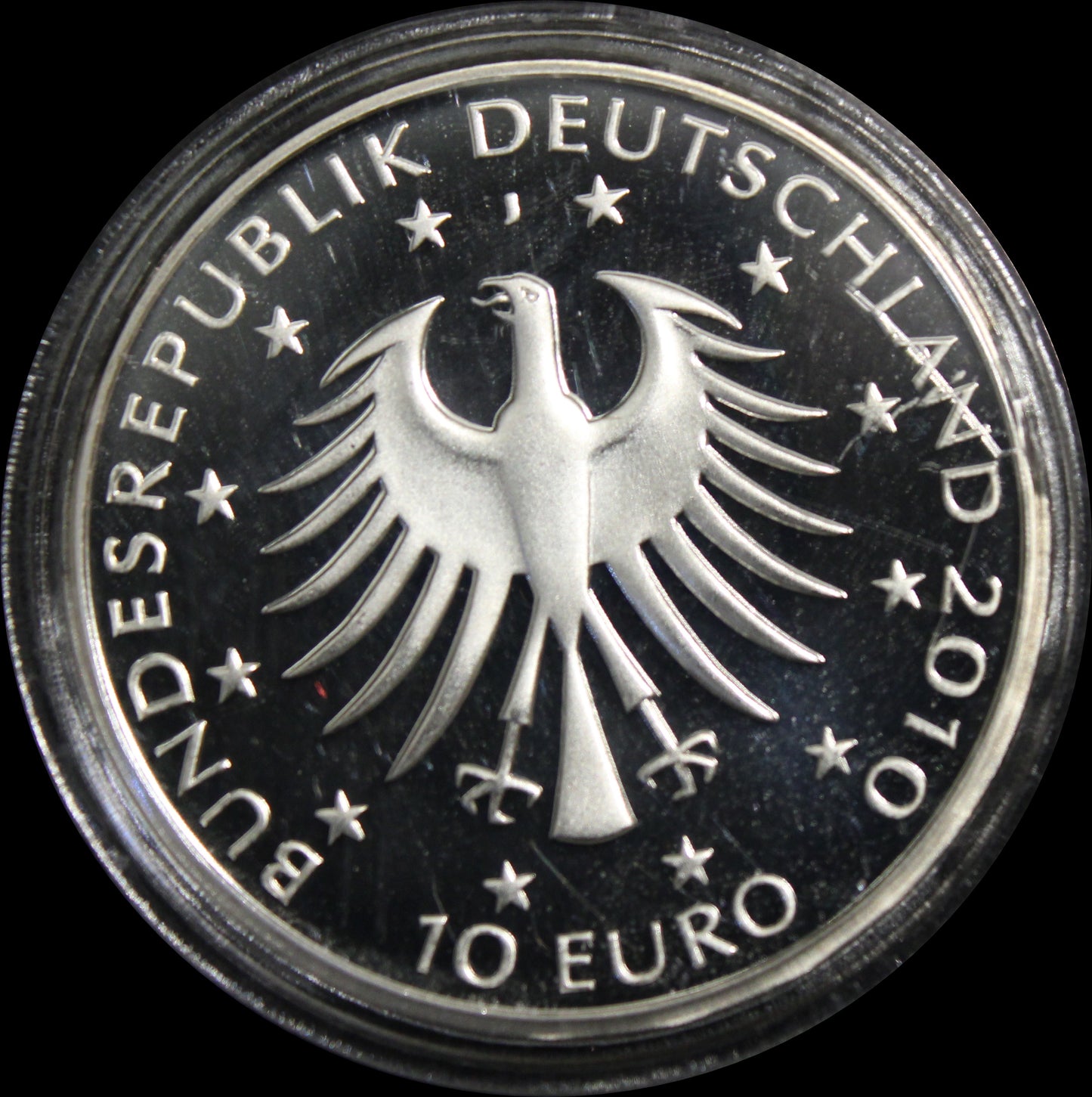 200. GEBURTSTAG DES KOMPONISTEN ROBERT SCHUMANN, Serie 10 € Silber Gedenkmünzen Deutschland, Spiegelglanz , 2010