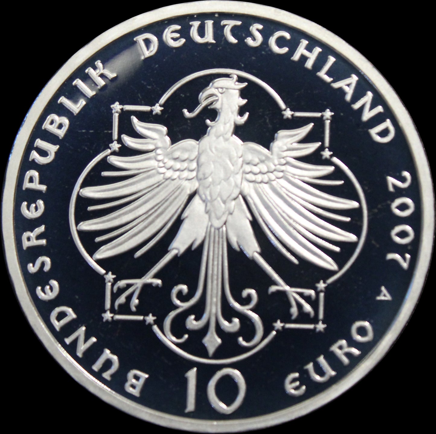 800. GEBURTSTAG ELISABETH VON THÜRINGEN, Serie 10 € Silber Gedenkmünzen Deutschland, Spiegelglanz, 2007